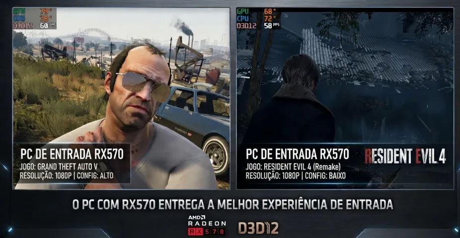 Computador Gamer Rx570 4gb - Foto 3
