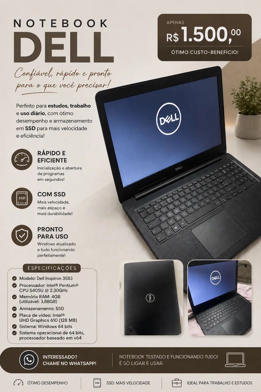 Notebook Dell 