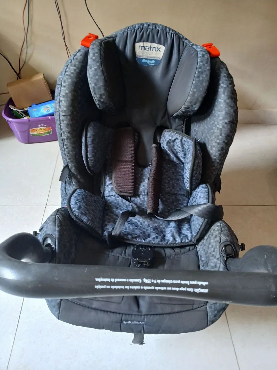 Cadeirinha Bebe conforto para automóvel usada - Foto 2