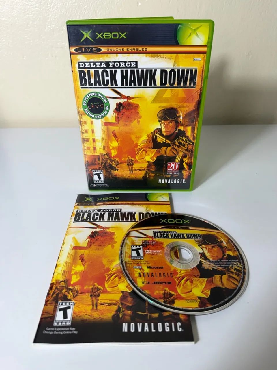 Delta Force: Black Hawk Down Xbox clássico 