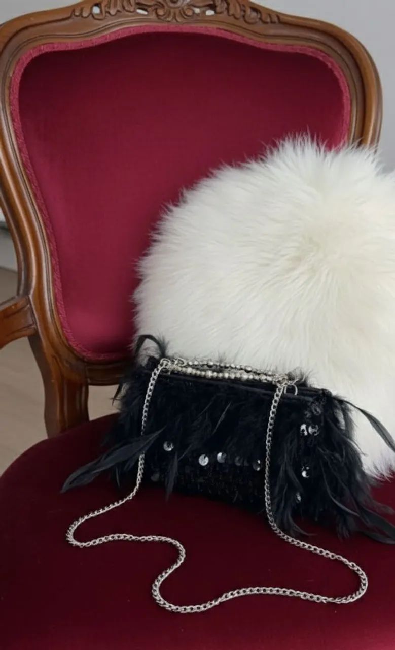  Bolsa clutie penugens miçangas  Arrasoo ! - Foto 4