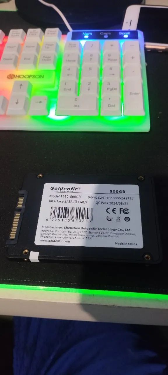 ? SSD Goldenfir 500GB SATA - Foto 2