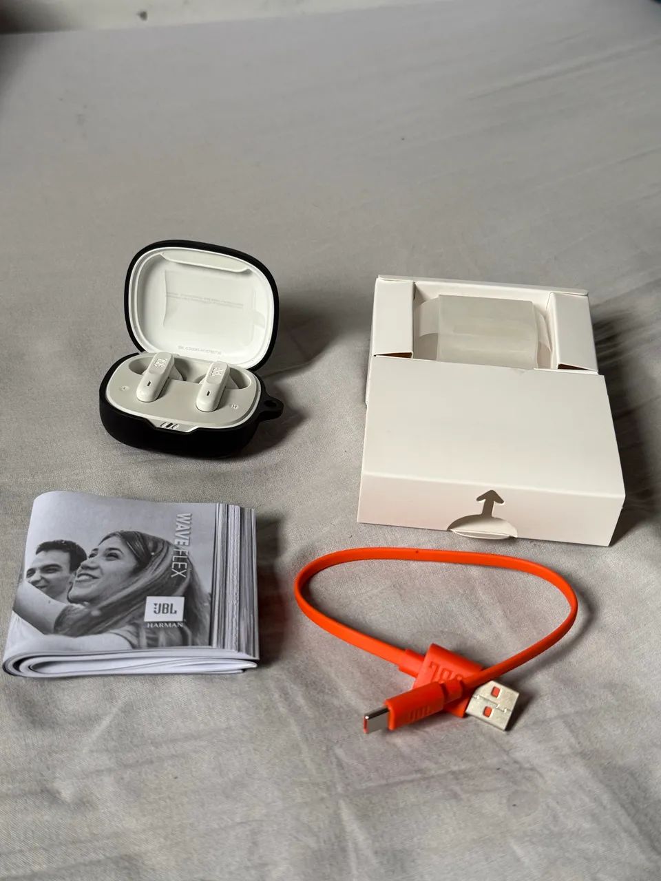 Fone de Ouvido JBL Wave Flex Branco - Foto 3
