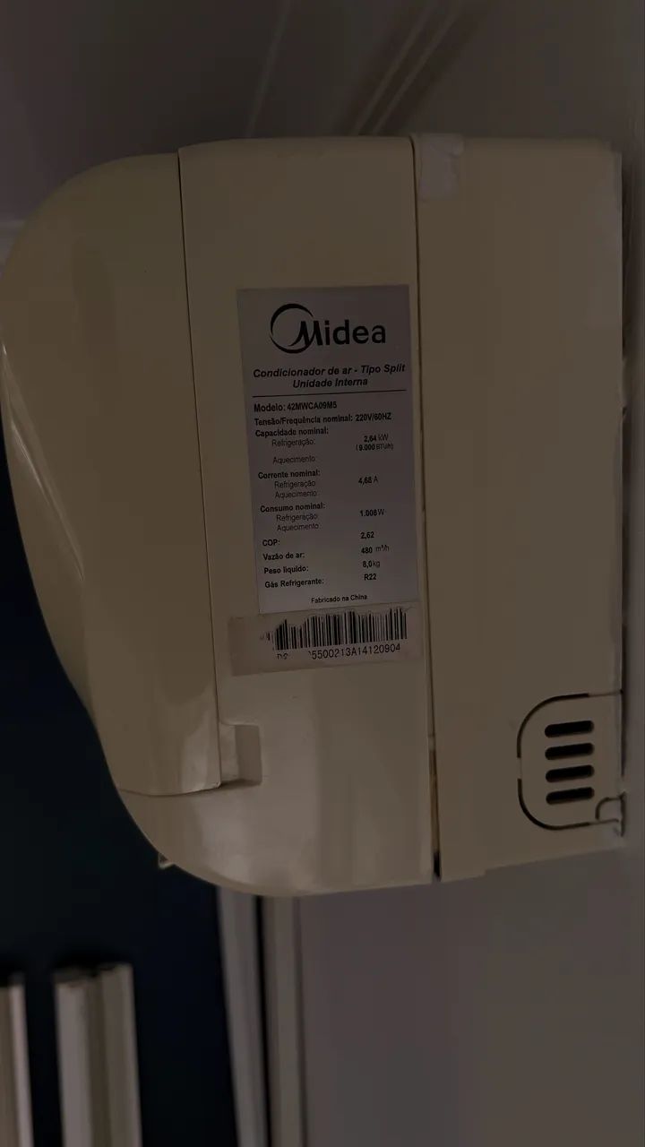 Ar-condicionado Split Midea 9.000 BTUs 220V - Foto 2