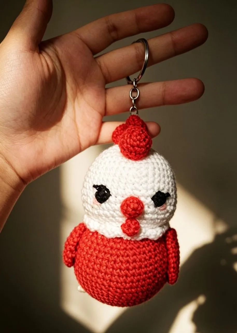 Chaveirinhos de crochê personalizados - Foto 2