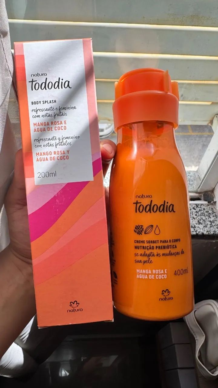 Kit body splash e hidratante tododia  - Foto 2