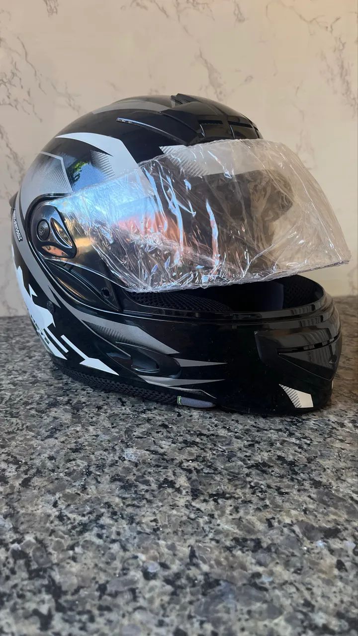 Capacete com duas viseira - Foto 2