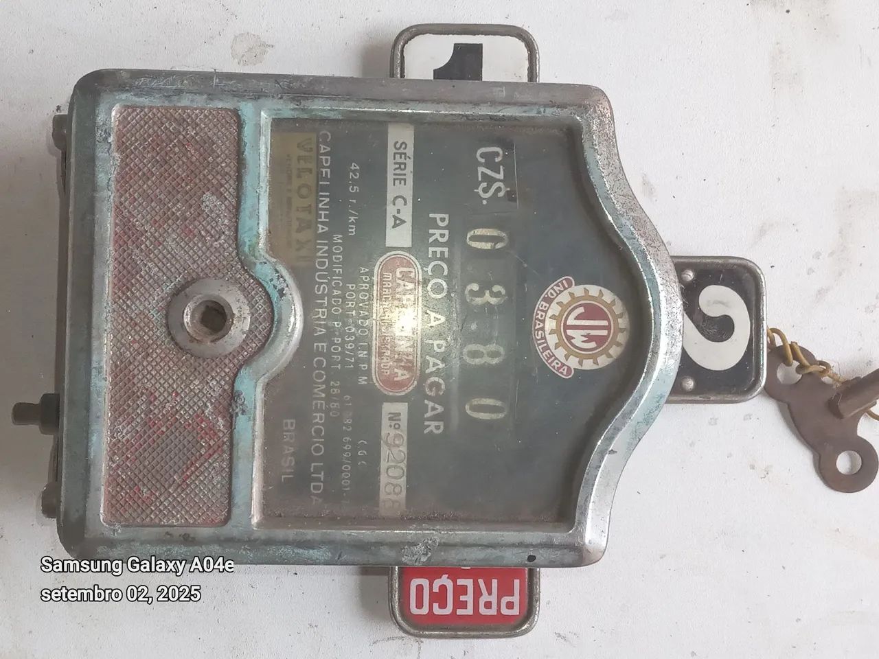 Taxímetro capelinha décadas 70/80 - Foto 3
