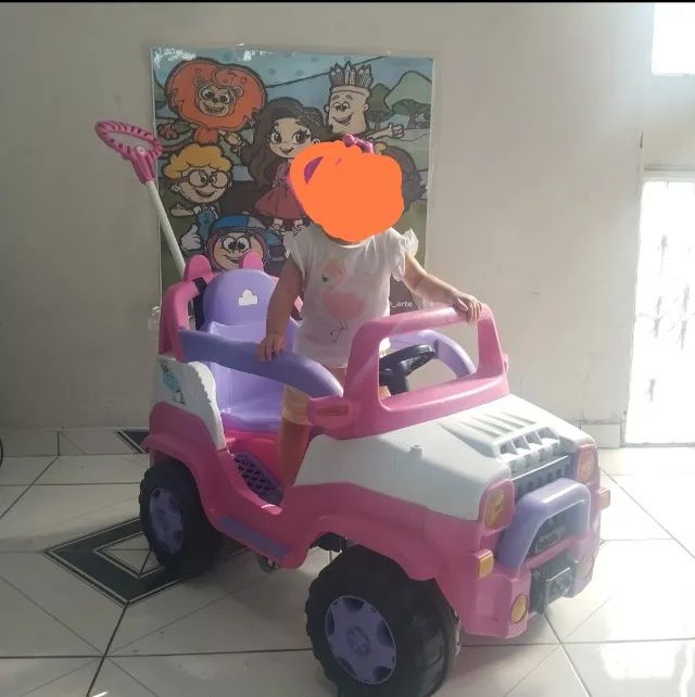 Carro infantil jeepe grande  e triciclo - Foto 2