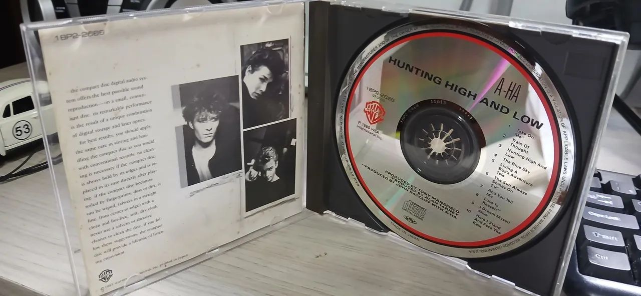 CD A-ha Hunting High and Low - Tiragem japonesa completo e original - Foto 4