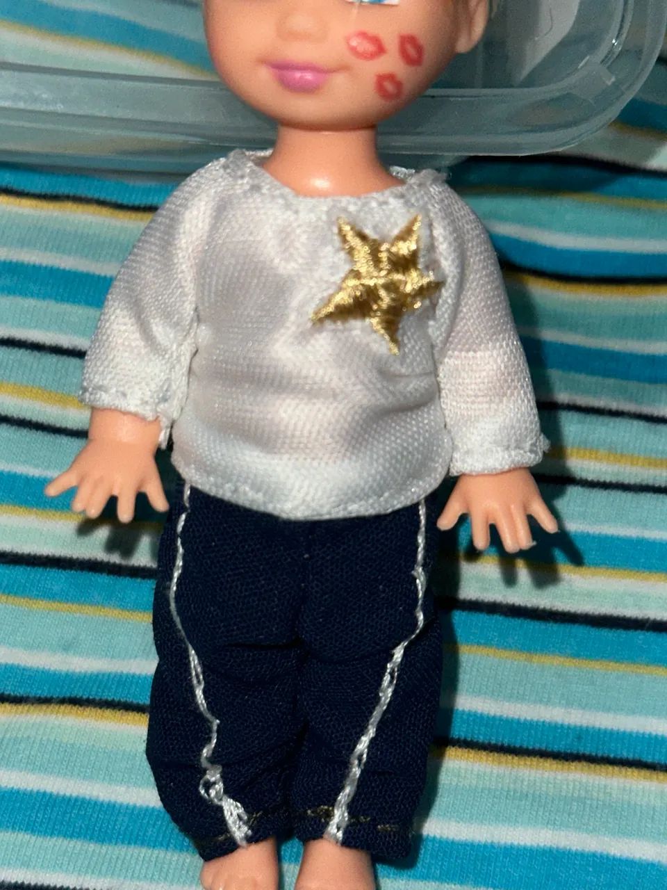 Boneca barbie tommy kelly chelsea roupa artesanal fashion avenue ken