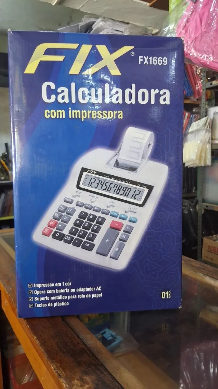 CALCULADORA COM IMPRESSORA 