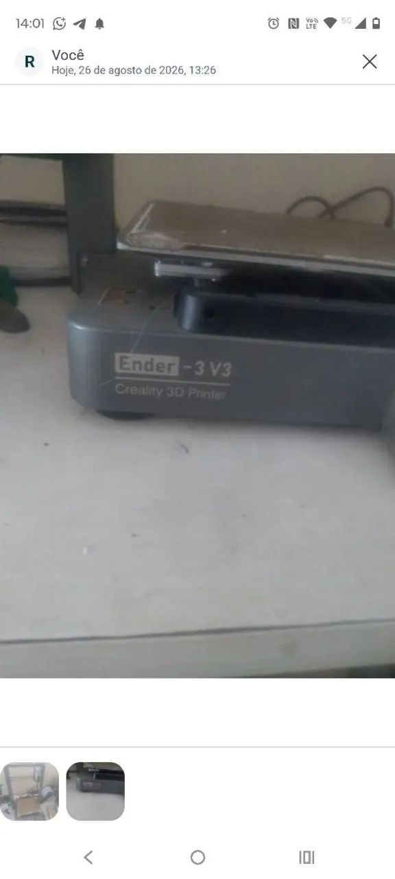 Ender 3 v3 em perfeito estado - Foto 2