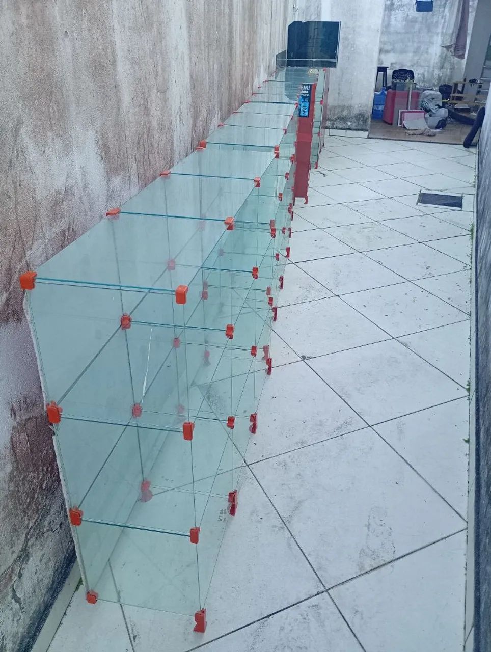 Balcão Completo Vidro em UMBAÚBA/SE com suportes e Prateleiras  - Foto 3