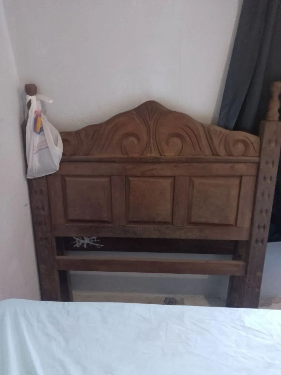 Cama de solteiro completa de sucupira  - Foto 3