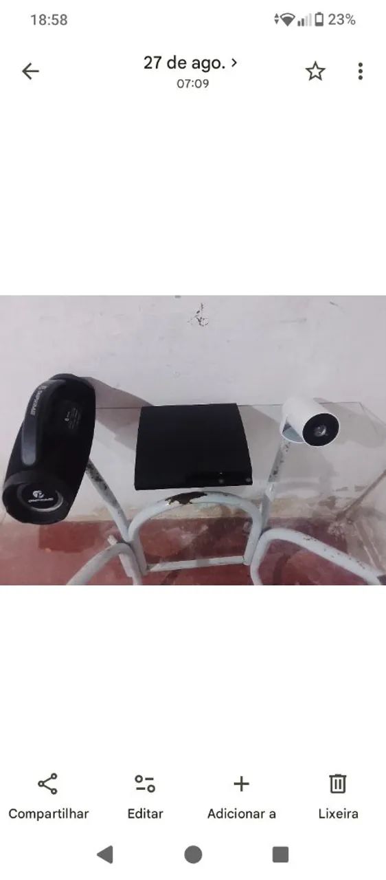 Caixa de som$370 PlayStation3$830 projetor$210 - Foto 3