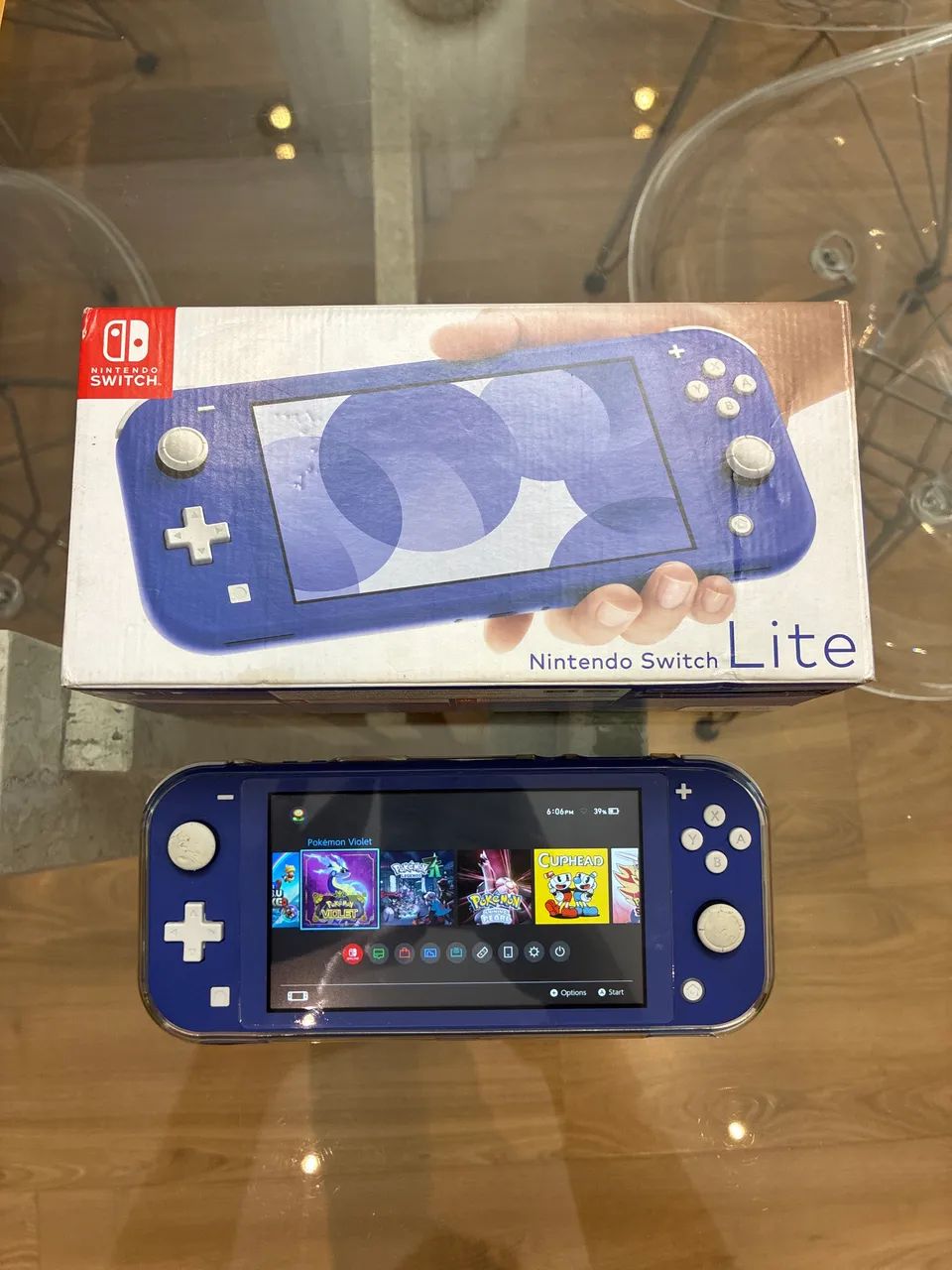 Nintendo Switch Lite Azul Desbloqueado