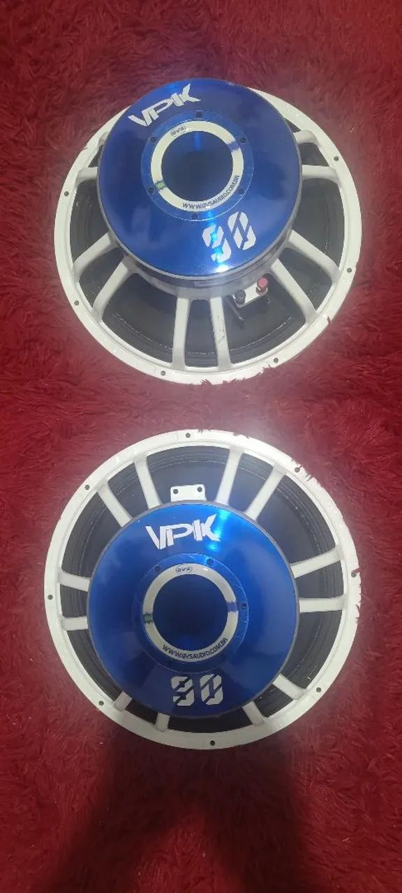 VENDE-SE DOIS GRAVES VPK DE 2000 RMS E 4 OHMS  /15 POLEGADAS  - Foto 5