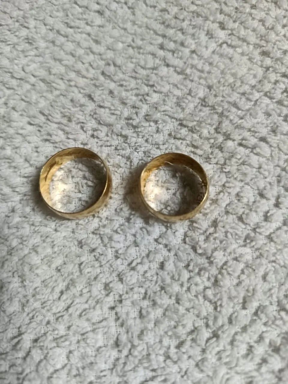 Par alianças ouro 18k