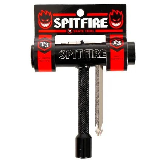Chave T Spitfire T3 com 2 chaves integradas para skate 