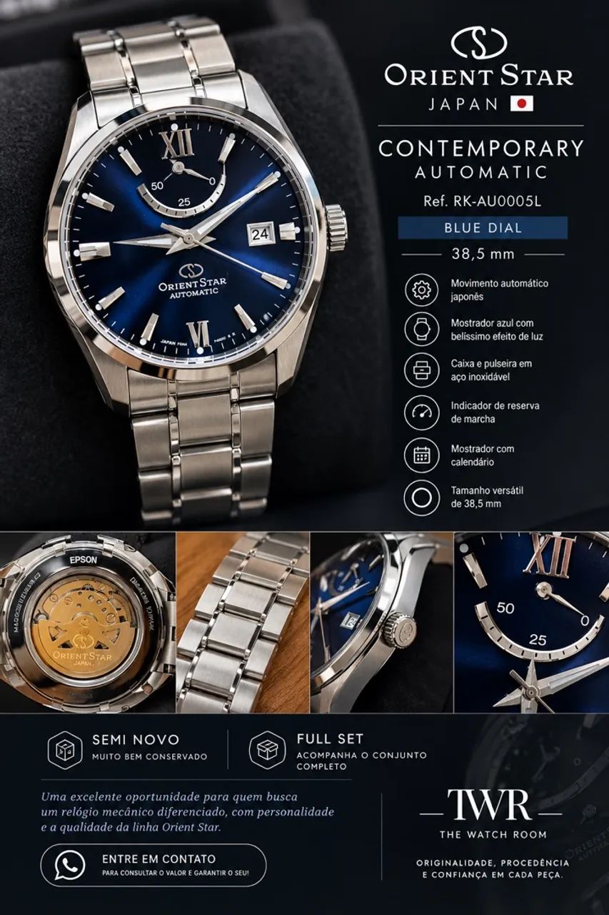 Orient Star - Blue Dial