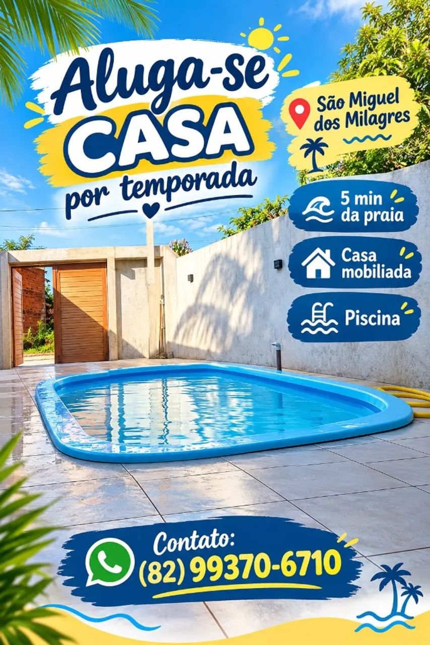 Casa em São Miguel dos milagres 