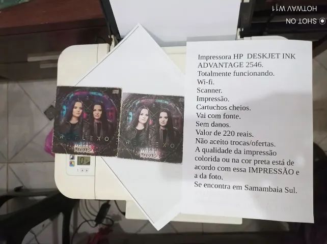 Impressora HP 2546 totalmente funcionando!!!