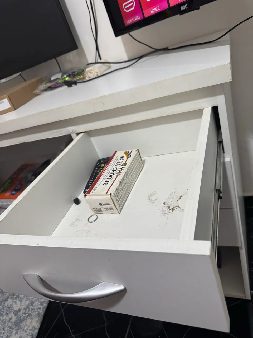 Mesa de escritório em L - Foto 2