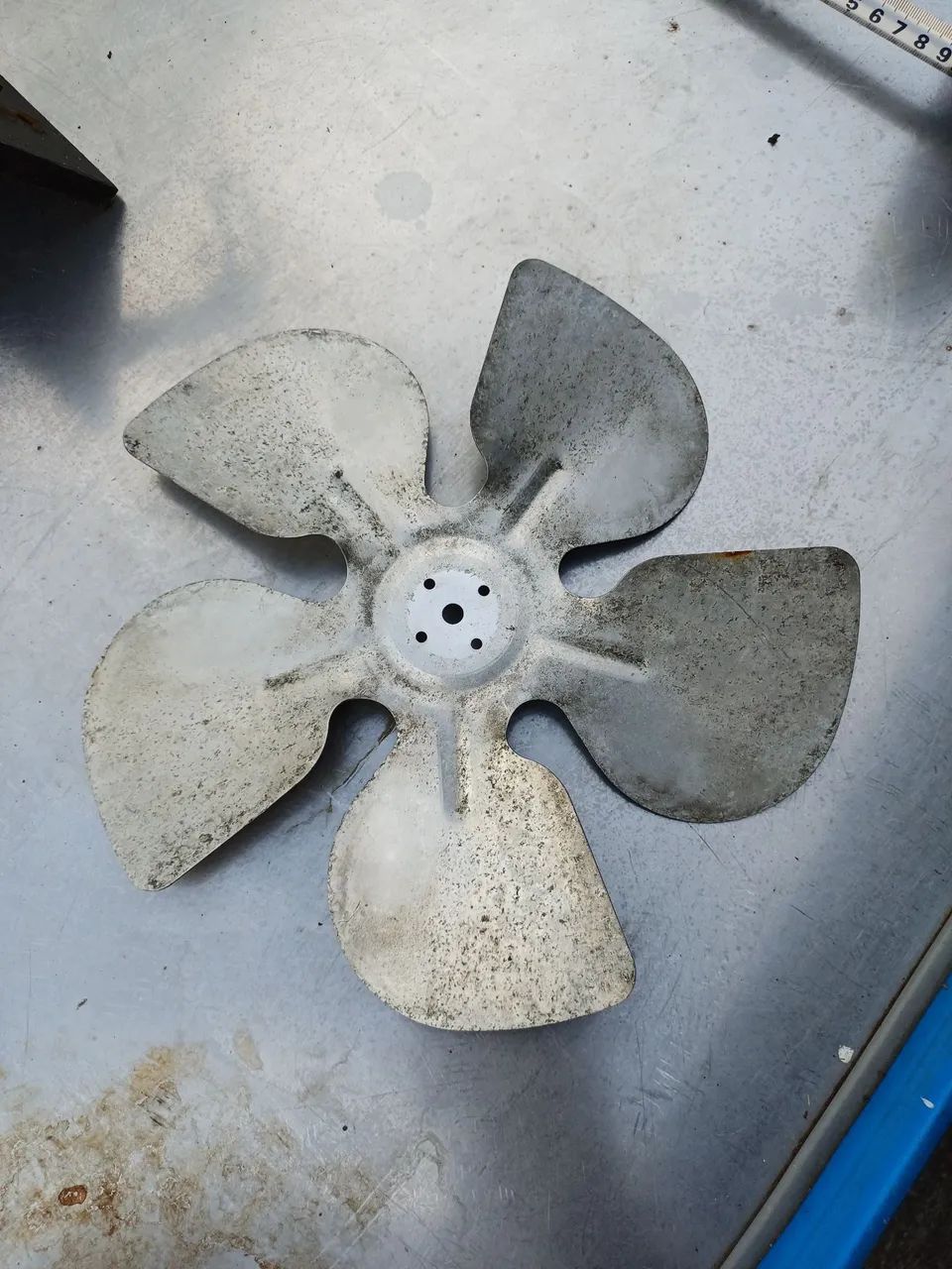 Hélice de alumínio para exaustor 25 cm