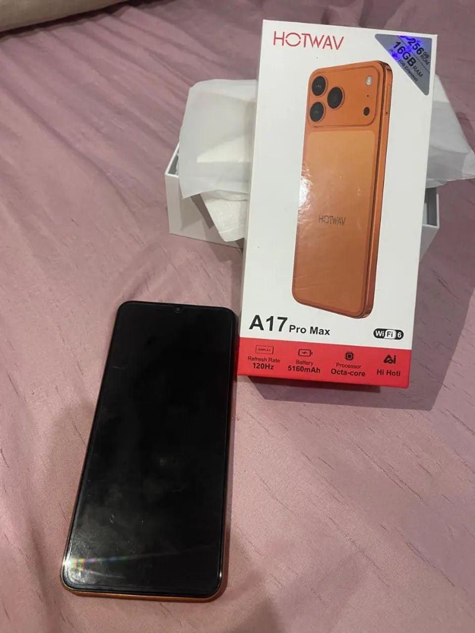 Celular HotWav A17 Pro Max, LEIAM O ANÚNCIO  - Foto 4
