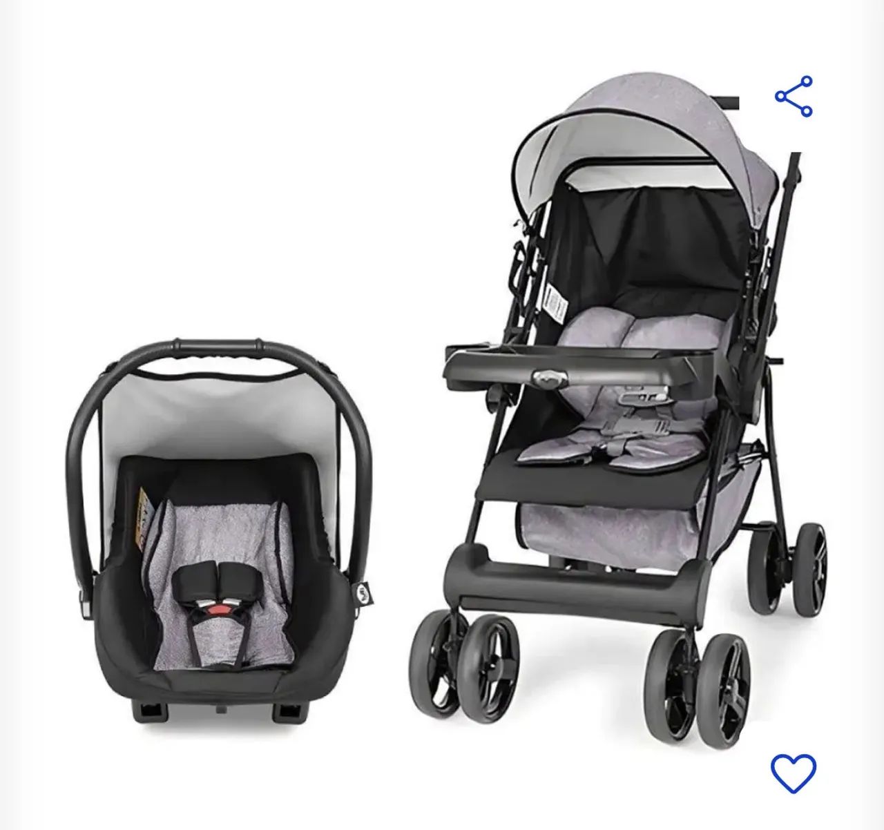 Combo (Carrinho+ bebê conforto)