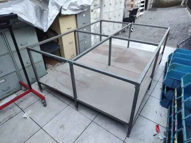 Base de Ferro para Mesa de Trabalho - Reforçada Bem Resistente - Foto 2