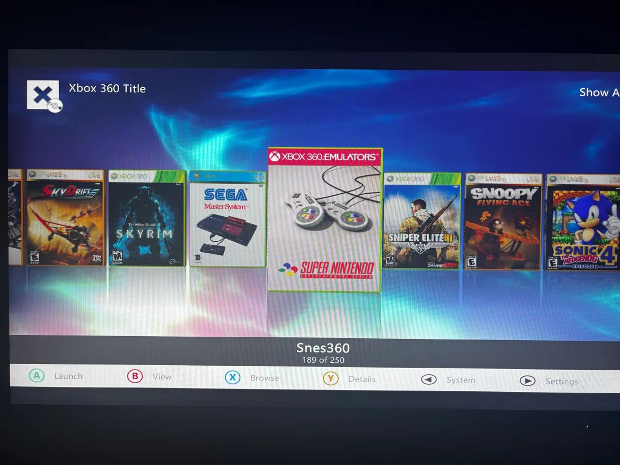 Xbox 360 + 250 Jogos