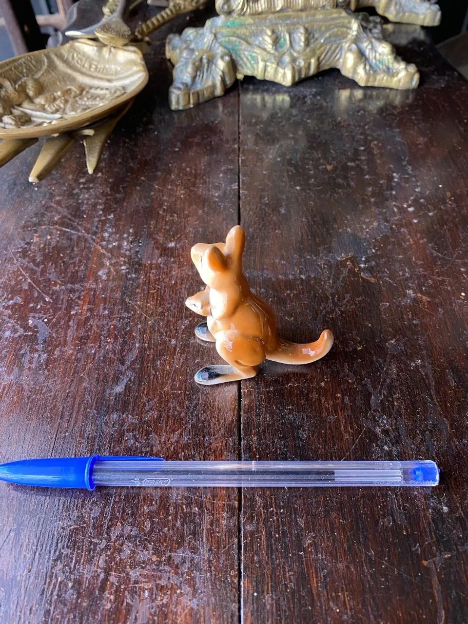 Pequeno cangurú em porcelana para decoração (ref:358) - Foto 3