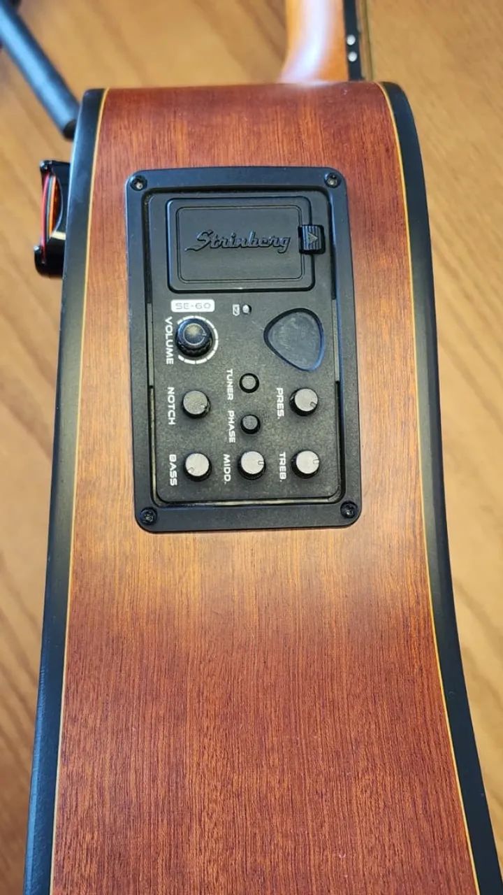 Violão Strinberg Mini Folk - SR200MGS Black Series Excelente