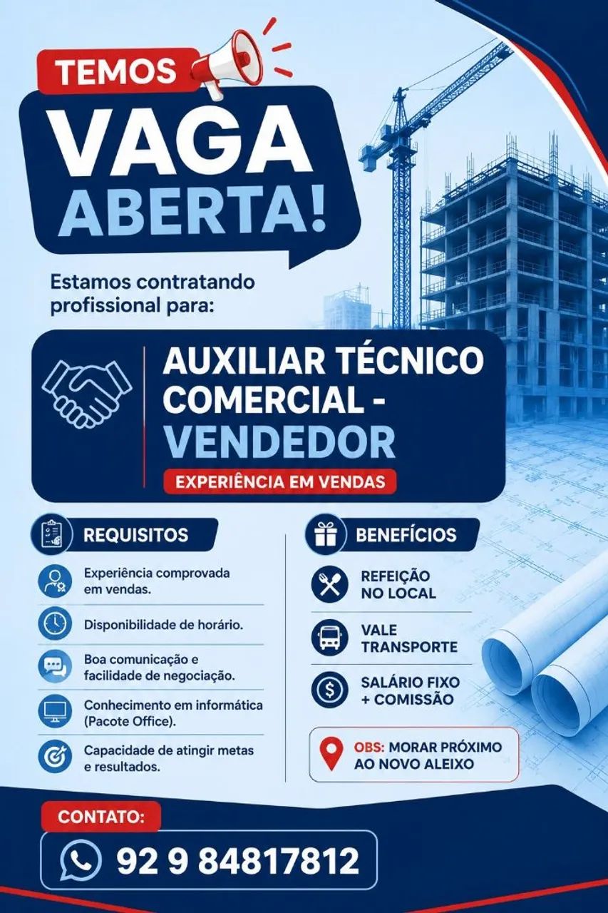 Vendedor(a) Comercial