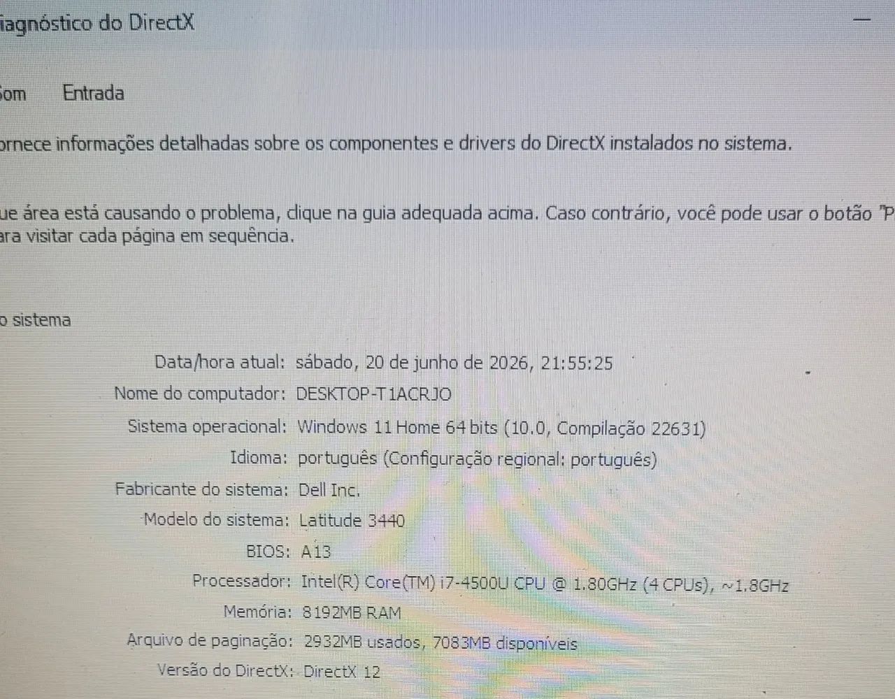 Notebook dell i7 ssd 8gb de ram494563153087703042