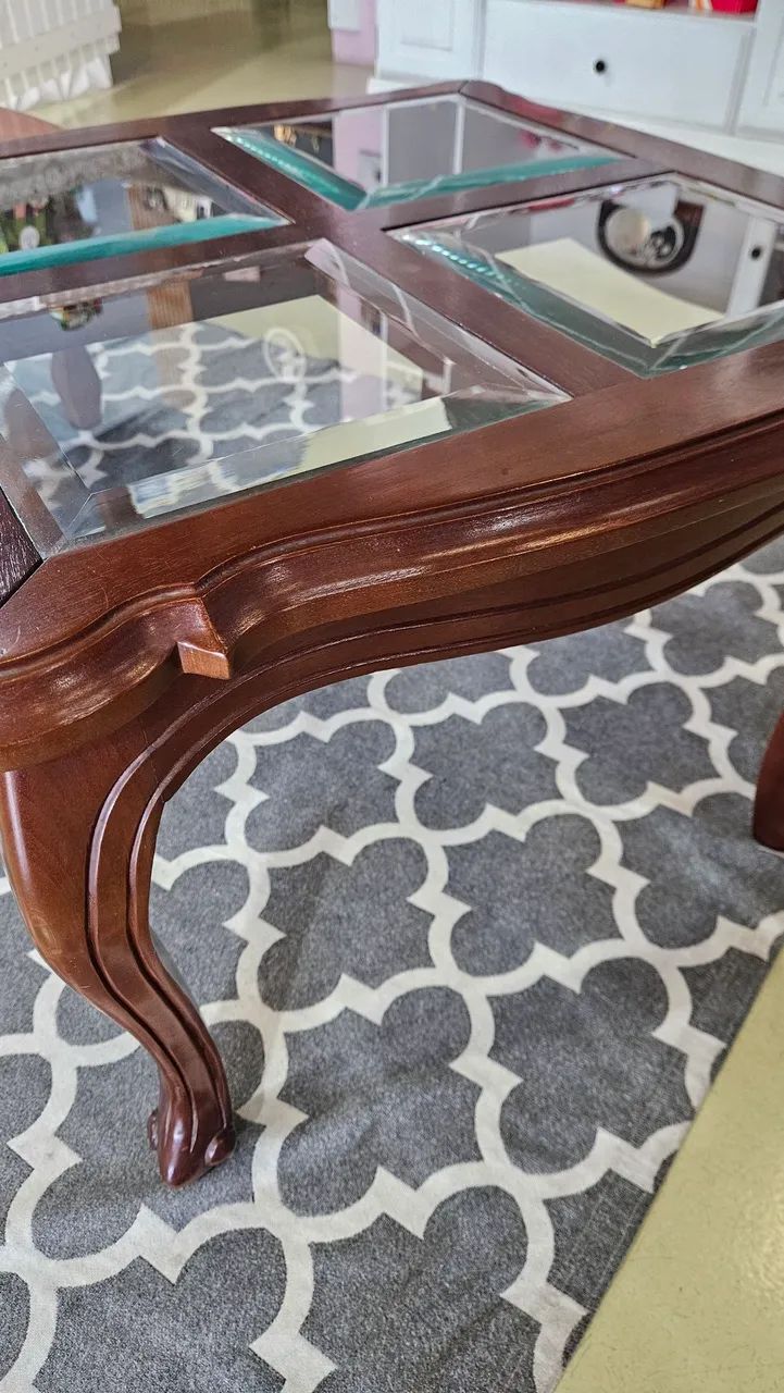 Mesa com vidro bisotê - Foto 4