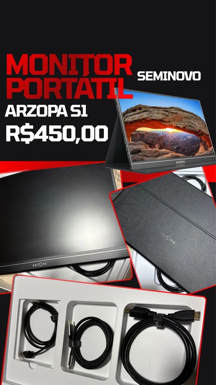 Monitor Portátil ARZOPA S1 - Foto 2