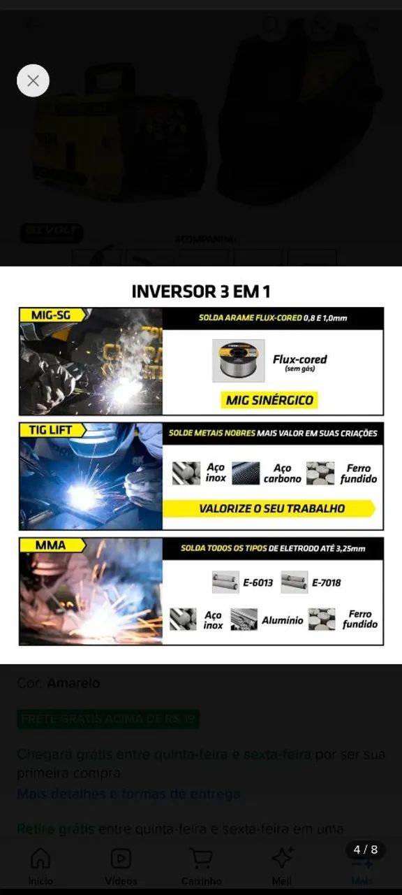 Inverssora 140A Tork nova completa  - Foto 3