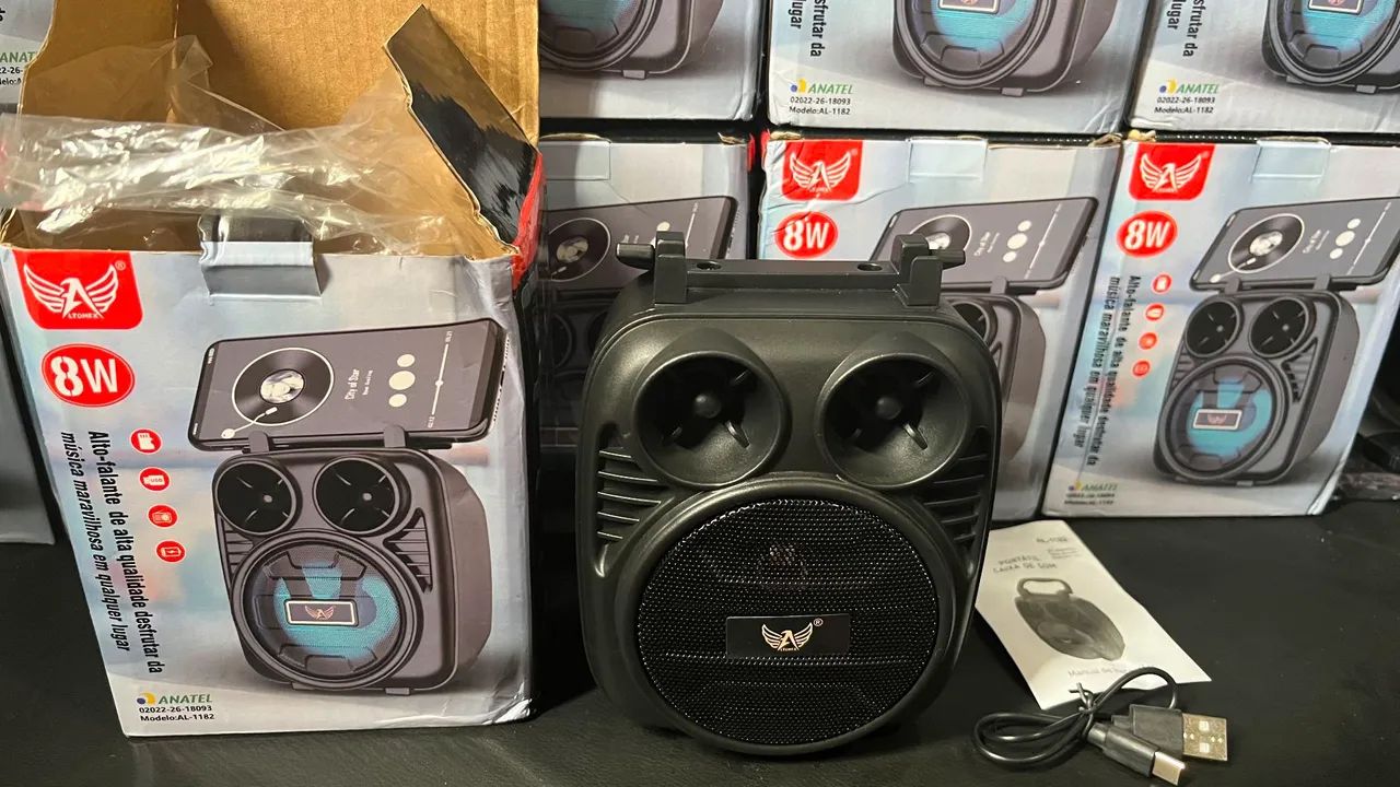 Caixa de Som Bluetooth com Cartão de Memória - Foto 2