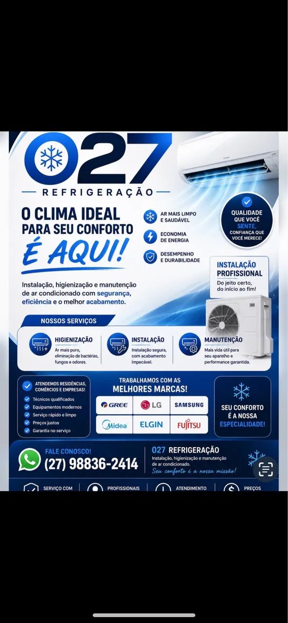 Manutenção e Instalção de Ar condicionados - Foto 2