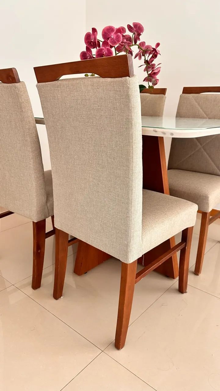 Conjunto mesa (1,20 X 90)  com 4 cadeiras  - Foto 3