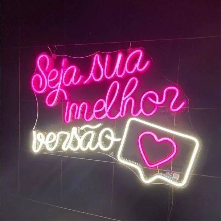 Luminárias personalizadas em led .