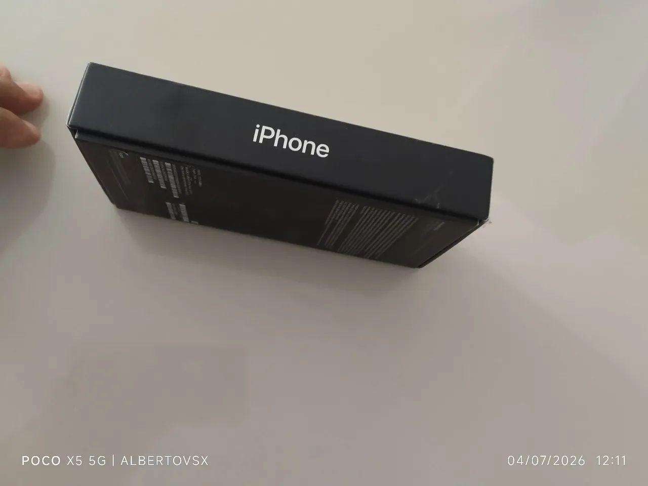 Caixa do iPhone 13 pro para reutilizar  - Foto 4