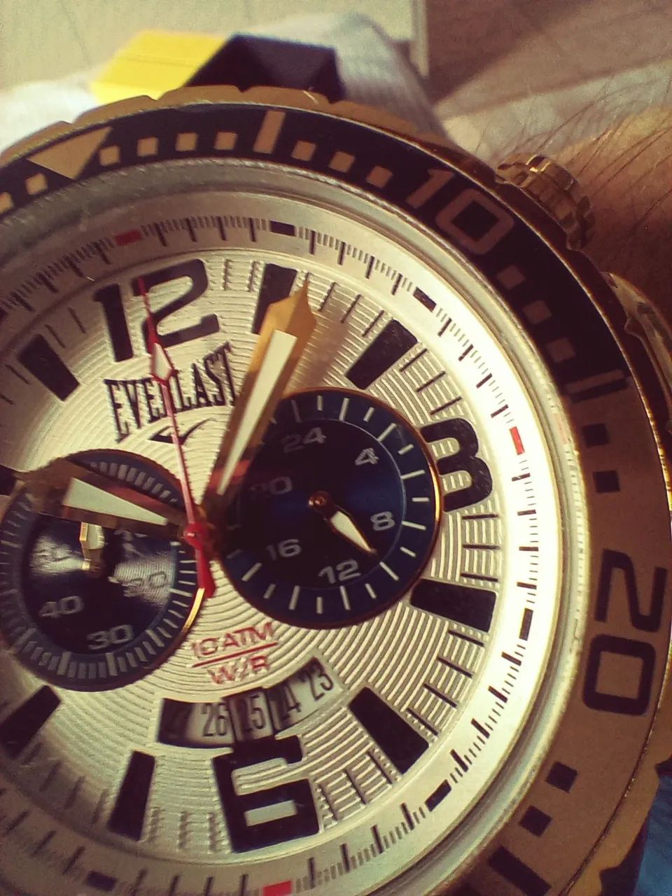 Relógio evelast banhado a ouro - Foto 2