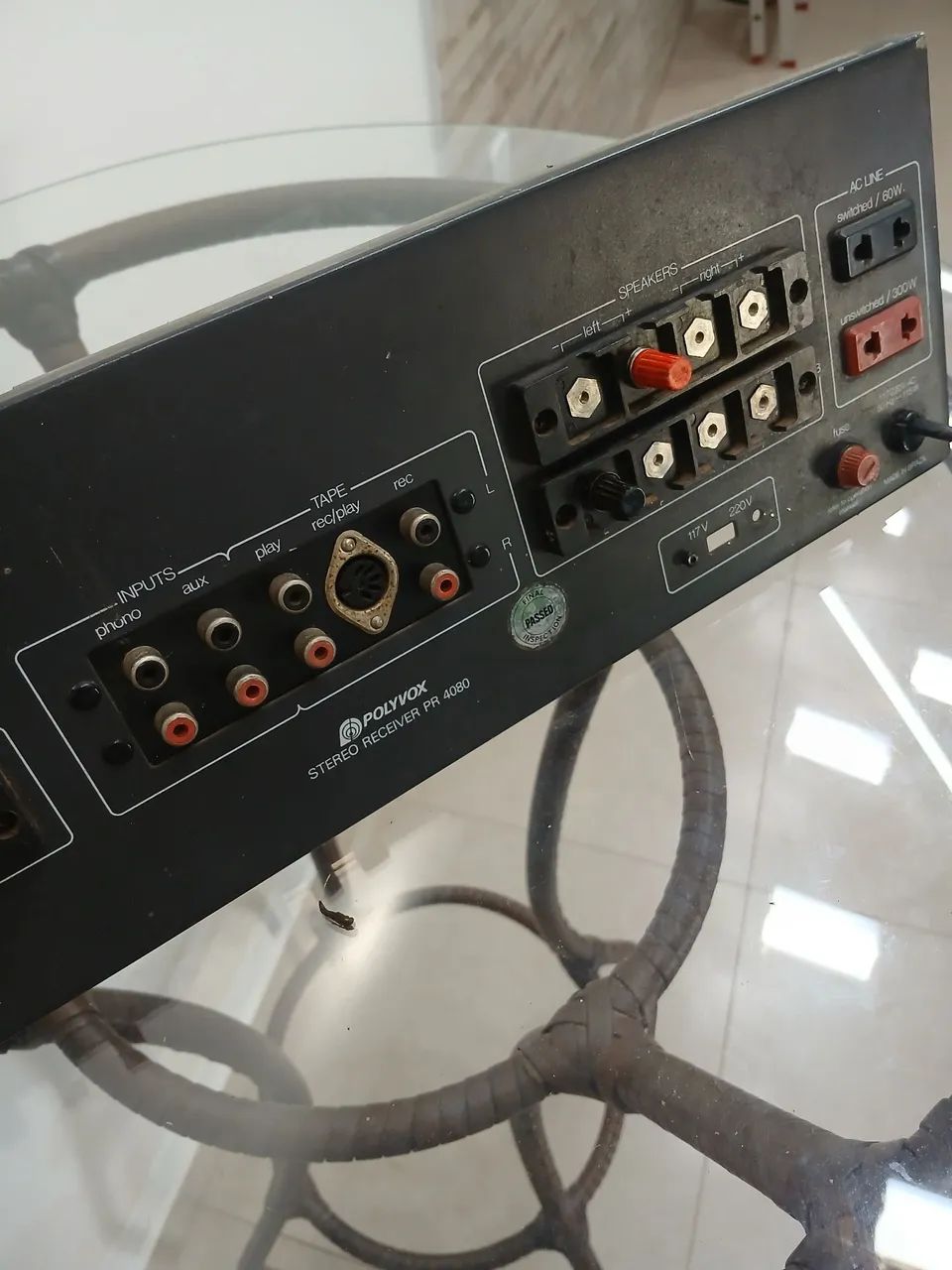 Painel traseiro receiver Polyvox Pr 4080 - Foto 3