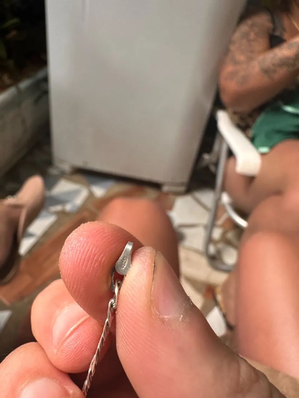 Cordão de prata  - Foto 3