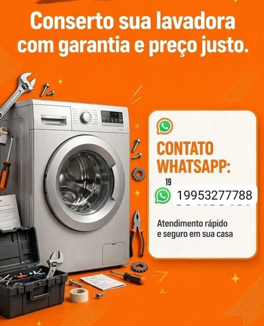 Conserto lava e seca e geladeira 