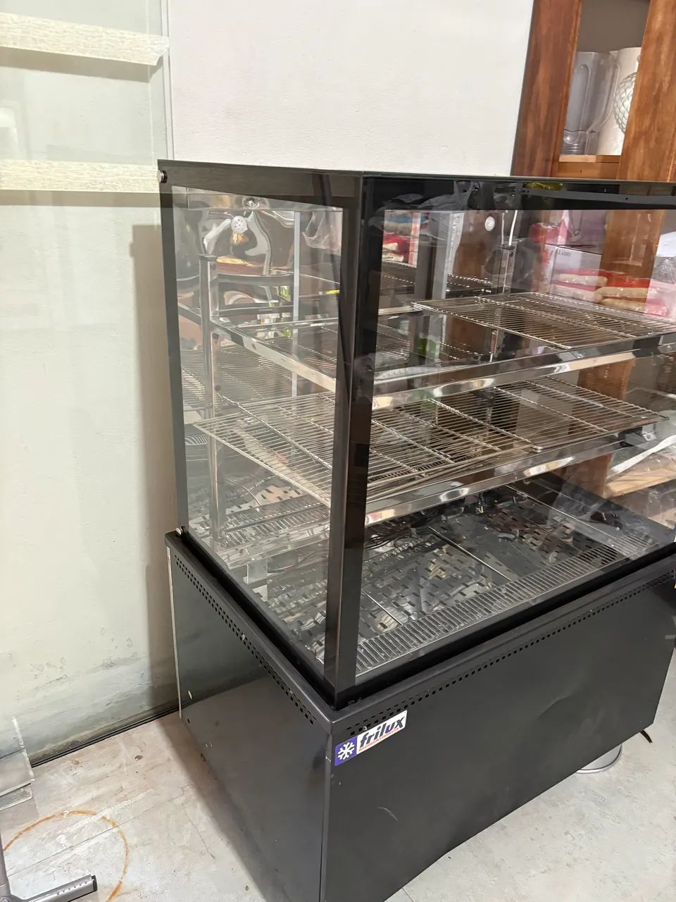 Vitrine expositora aquecida 